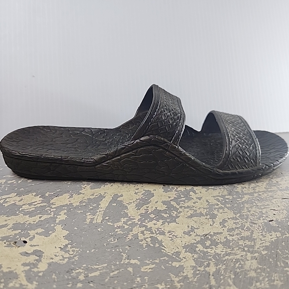 Pali Hawaii Men's Brown Alligator Slip On Casual Sandal Slide Size US 13 (12)